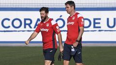 20/07/19 PARTIDO ENTRE EL CLUB DEPORTIVO LEGANES Y EL FUENLABRADA CELEBRADO EN LA INSTALACION DEPORTIVA BUTARQUE
 JOSEBA ITUARTE MAURICIO PELLEGRINO PRETEMPORADA