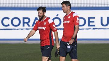 20/07/19 PARTIDO ENTRE EL CLUB DEPORTIVO LEGANES Y EL FUENLABRADA CELEBRADO EN LA INSTALACION DEPORTIVA BUTARQUE
 JOSEBA ITUARTE MAURICIO PELLEGRINO PRETEMPORADA