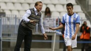 Schuster, durante el partido.