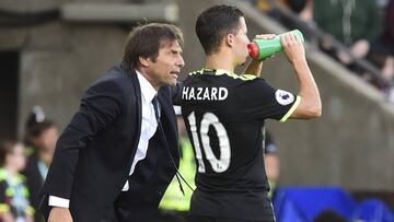 Conte afirma que Hazard rechazará al Real Madrid