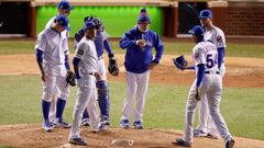 El relevo de Aroldis Chapman fue el punto de inflexi&oacute;n en el quinto encuentro de las Series Mundiales.