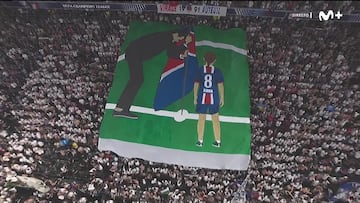 La afición del PSG tuvo un emotivo gesto con Luis Enrique