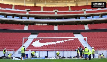 El Atlético prepara el estreno del Wanda Metropolitano: fan zones, tienda, Paseo de las Leyendas...