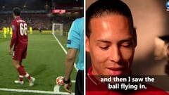 Los jugadores del Liverpool explican el córner que eliminó al Barça