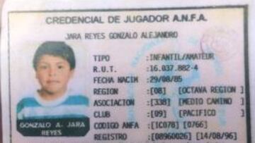 Gonzalo Jara en su infancia.