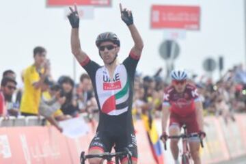 El portugués debuta en el Giro, y es la principal baza junto a su compañero, el italiano Diego Ulissi, del equipo UAE Abu Dhabi. 