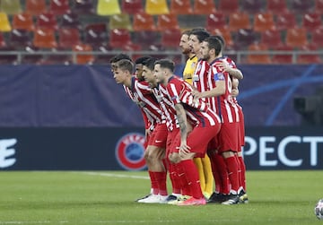 Equipo del Atlético de Madrid.