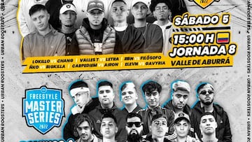 FMS Colombia 2022: horario, cruces y cómo ver la fecha 8 de las batallas de gallos