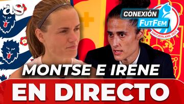 ¡España llega al estadio de la gran final! Irene Paredes y Montse Tomé, en directo