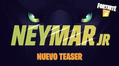 Fortnite: nuevo teaser del skin Neymar Jr
