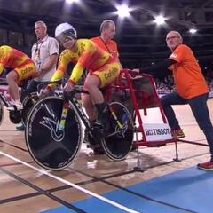 Los equipos de velocidad y Usabiaga en scratch, sin medalla