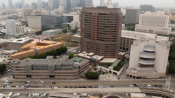 Vista aérea del Federal Building de Los Ángeles.
