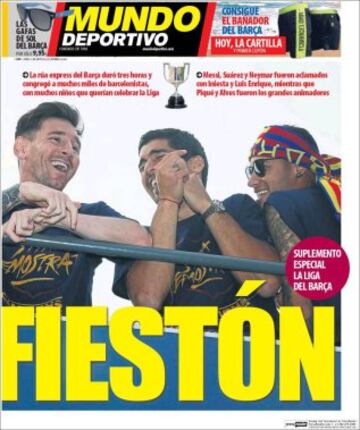 Portadas de la prensa mundial