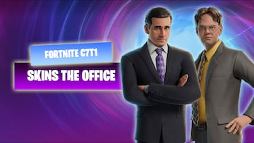 fortnite the office michael scott dwight schrute skins