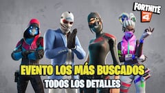 Evento Los Más Buscados en Fortnite: fechas, horarios, cómo participar y recompensas gratis