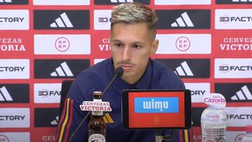 Bryan Zaragoza, en su primer comparecencia como jugador de la Selección.