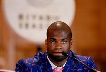 Daniel Dubois during the press conference