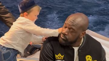 Shaquille O'Neal compartió un video con una de las mayores sensaciones de Internet, Hasbulla Magomedov, estrella de TikTok, quien “noqueó” al deportista.