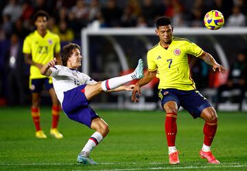 La Selección Colombia enfrentó a Estados Unidos en partido amistoso en el Dignity Health Sports Park.