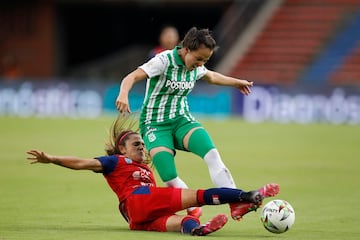 Partido de Liga Femenina entre Atlético Nacional y DIM-Formas Íntimas.