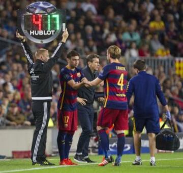 Cambio de Rakitic por lesi¨®n