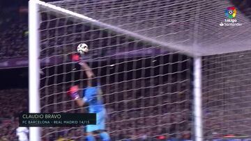 La tercera mejor atajada de la década en El Clásico: ¡de Bravo a Cristiano Ronaldo en 2014!