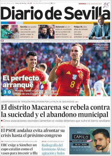 La prensa, ilusionada con la victoria de España