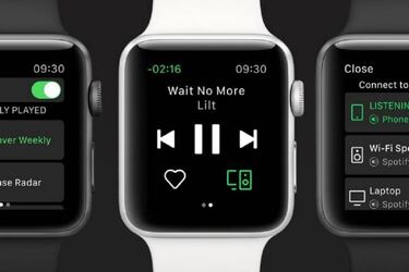 Ya puedes usar Spotify desde tu Apple Watch con Siri