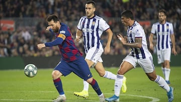 29/10/19 PARTIDO PRIMERA DIVISION
BARCELONA - VALLADOLID
GOL 4-1 MESSI