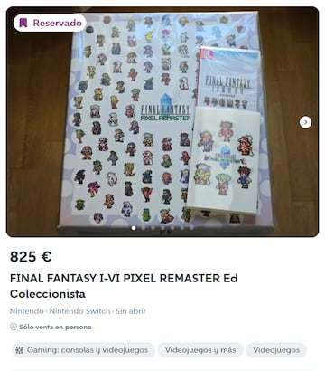 final fantasy pixel remaster ff35th anniversary collection wallapop anuncio