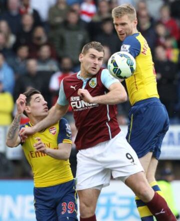 Arsenal se impuso sobre el Burnley por la cuenta mínima. 