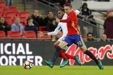 England 2-2 Spain friendly: the best images from the match