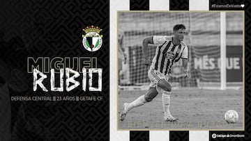 Miguel Rubio recala en la defensa del Burgos