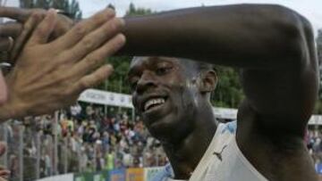 <strong>ÉXITO.</strong> Usain Bolt se impuso en los 200 metros de la reunión de Ostrava.