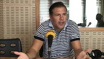 Socorro, exjugador de Las Palmas, durante la entrevista en Cadena Ser Las Palmas.