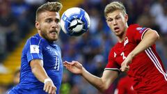 Italia golea y llega empatada con España al Bernabéu