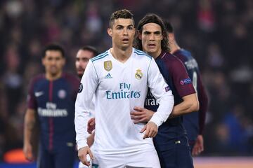 Cristiano Ronaldo y Cavani.