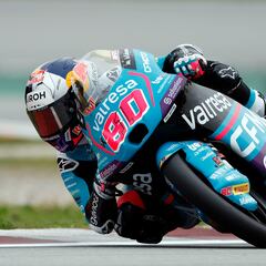 Pole de David Alonso en su último baile de Moto3