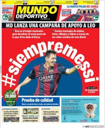 Portadas de la prensa deportiva