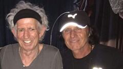 Keith Richards y Guillermo Vilas.