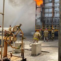 Por sismo, reportan conato de incendio en refinería de Salina Cruz, Oaxaca