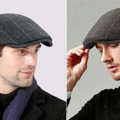 La boina vintage para hombre cálida y ajustable que conquistará la moda este invierno