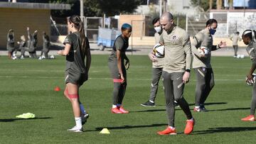 Entrenamiento del Atl&eacute;tico de Madrid en la Supercopa de Almer&iacute;a. 