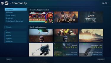 Big Picture de Steam renueva el aspecto de su interfaz