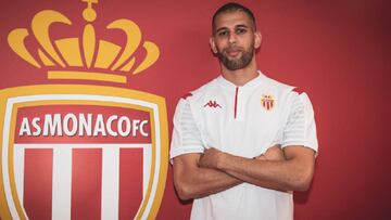 Islam Slimani es una de las nuevas alternativas del M&oacute;naco en el frente de ataque.