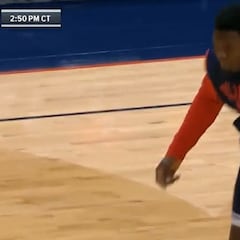 Zion Williamson aparece en la NBA y su sorprendente estado físico se hecho viral al momento