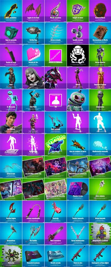 Todos los objetos cosm&eacute;ticos nuevos del parche 22.20 de Fortnite