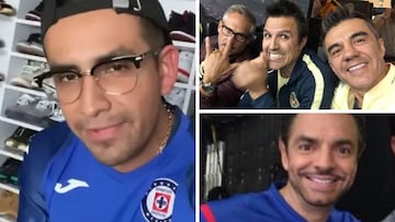 Famosos en el Cruz Azul - América, ¿quién va con quién en el Clásico Joven de la Liga MX