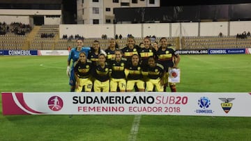 Colombia pierde con Brasil en primer juego del cuadrangular