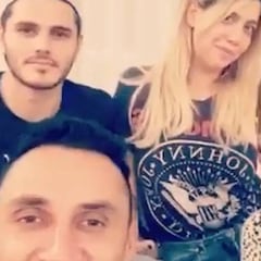 Wanda Nara declara su amor a Keylor Navas y su familia tras su vídeo más loco